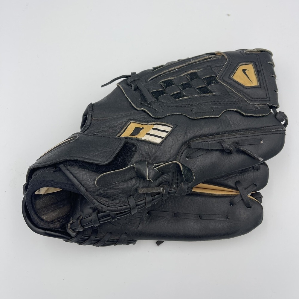 Nike Diamond Elite Edge Size 12.00 BASEBALL SOFTBALL GLOVE RHT Black Tan